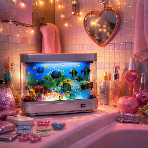 The Viral Fish Tank Lamp 🐠 - No Water Just Vibes
